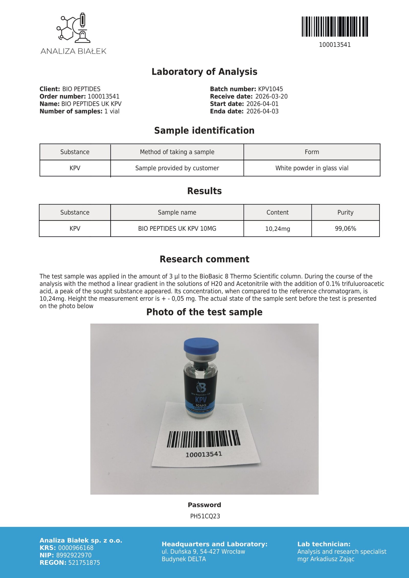 KPV 10mg