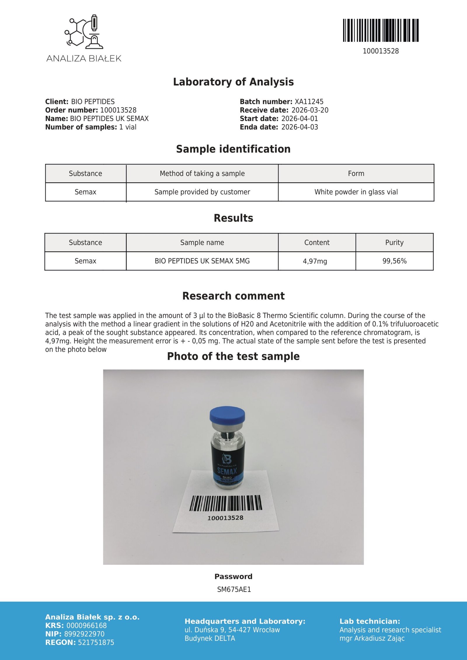 Semax 5mg 