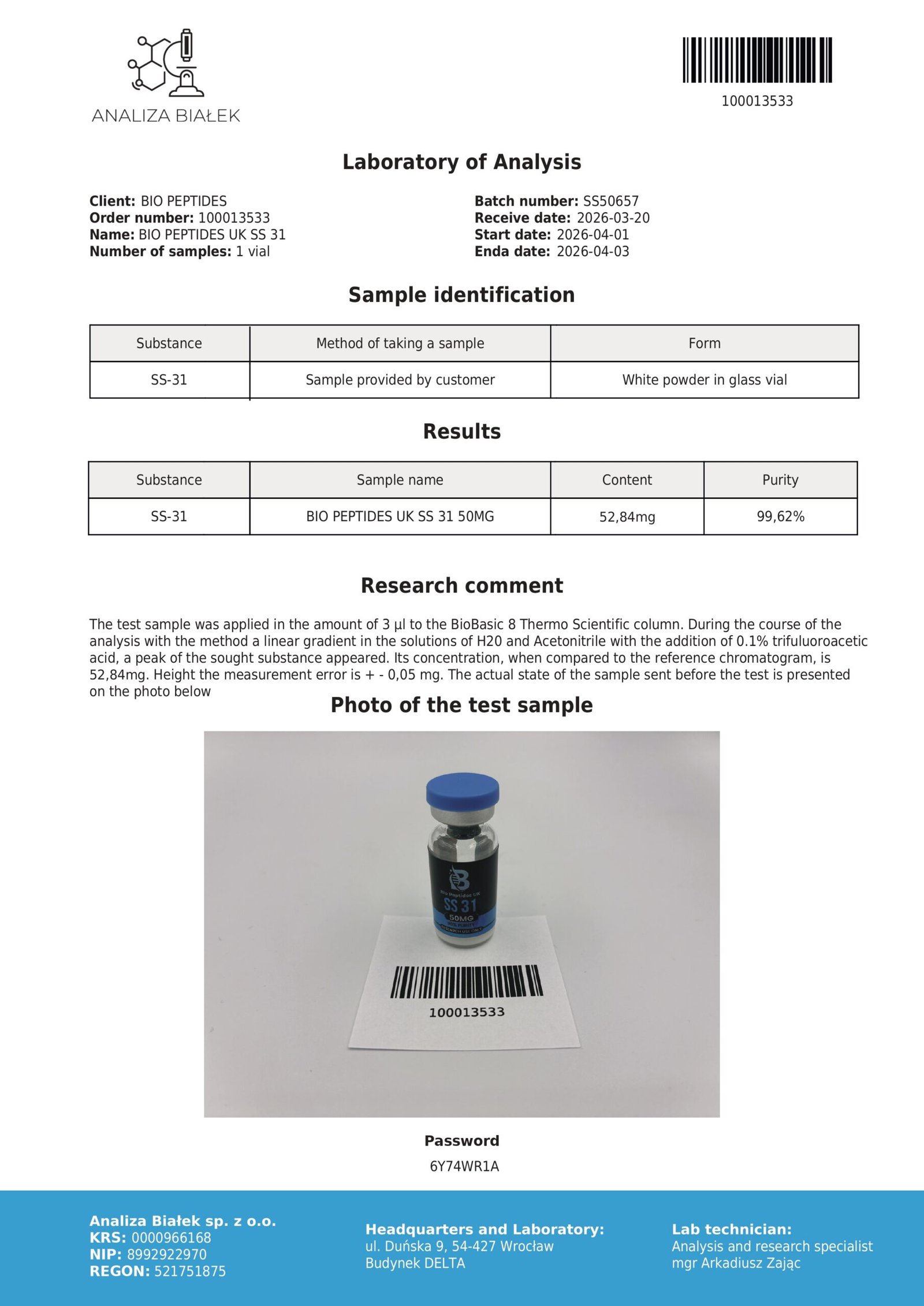 SS 31 50mg 